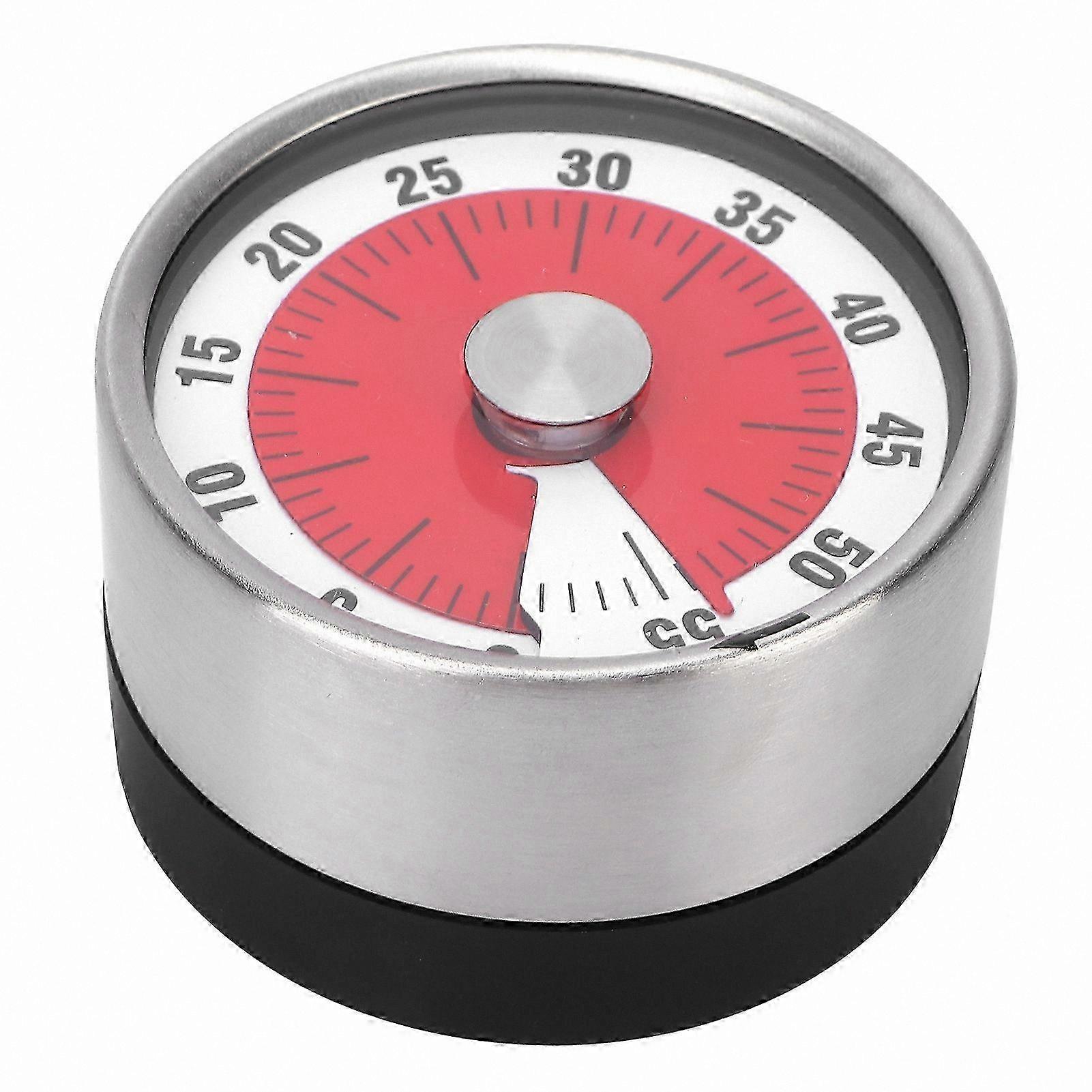 Round Mechanical Timer for Kitchen, Study, Sleep, and Time Management Reminder Clock