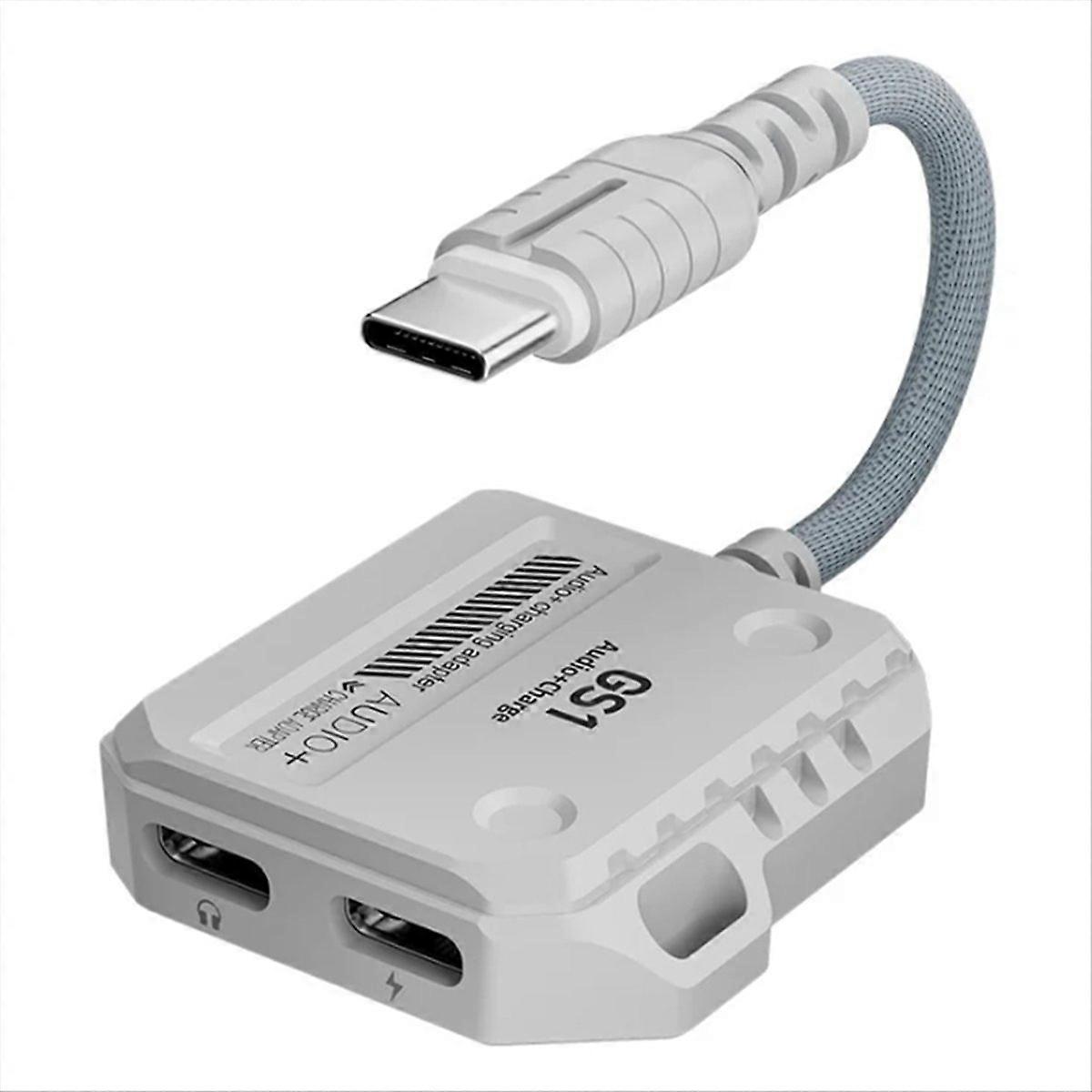  GS1 2-In-1 Headphone Converter TYPEC+TYPEC