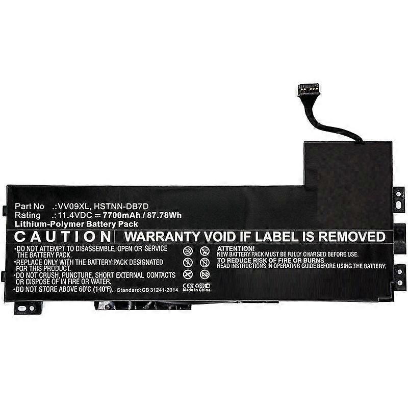 11,4V 7200mah 82wh Li-pol