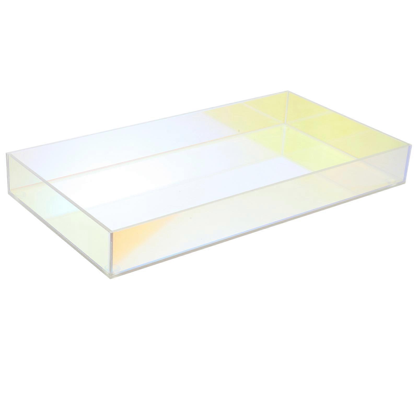 Transparent Acrylic Vanity Tray for Storage Perfume Organizer