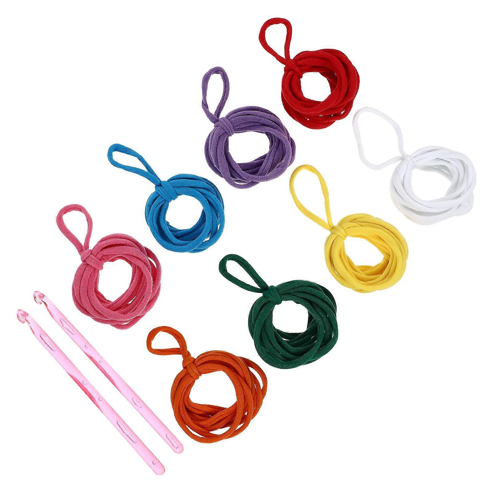DIY Braided Elastic Rope for Loom Loop 1Set Colorful Handmade Crafts