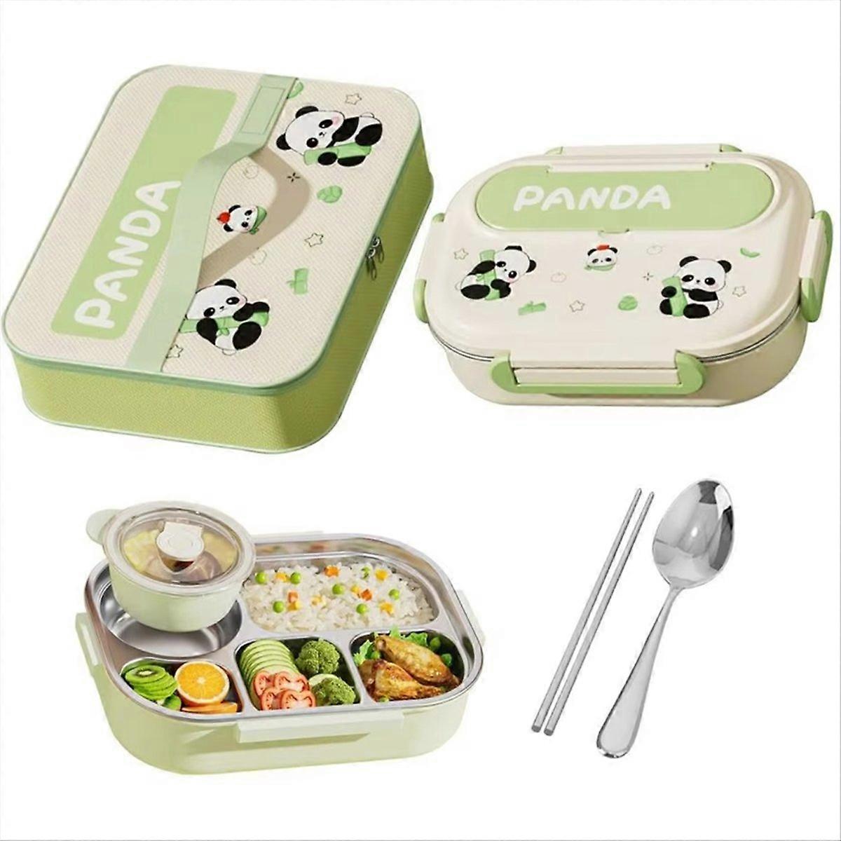 Lunch Box Set Capybara Panda Compartment
Capybara Panda Lunch Box