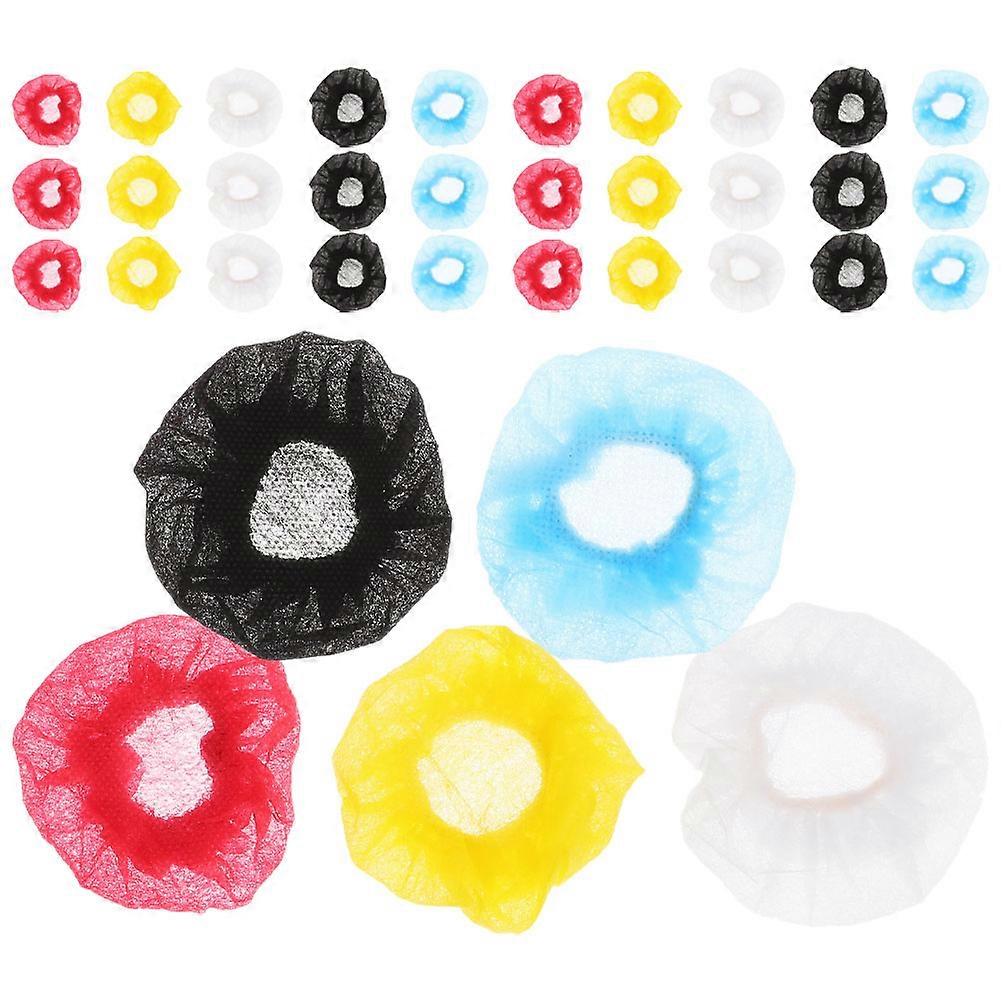 Disposable Microphone Covers Non-Woven Handheld Mic Protector Sleeve 600Pcs for Ktv Performance