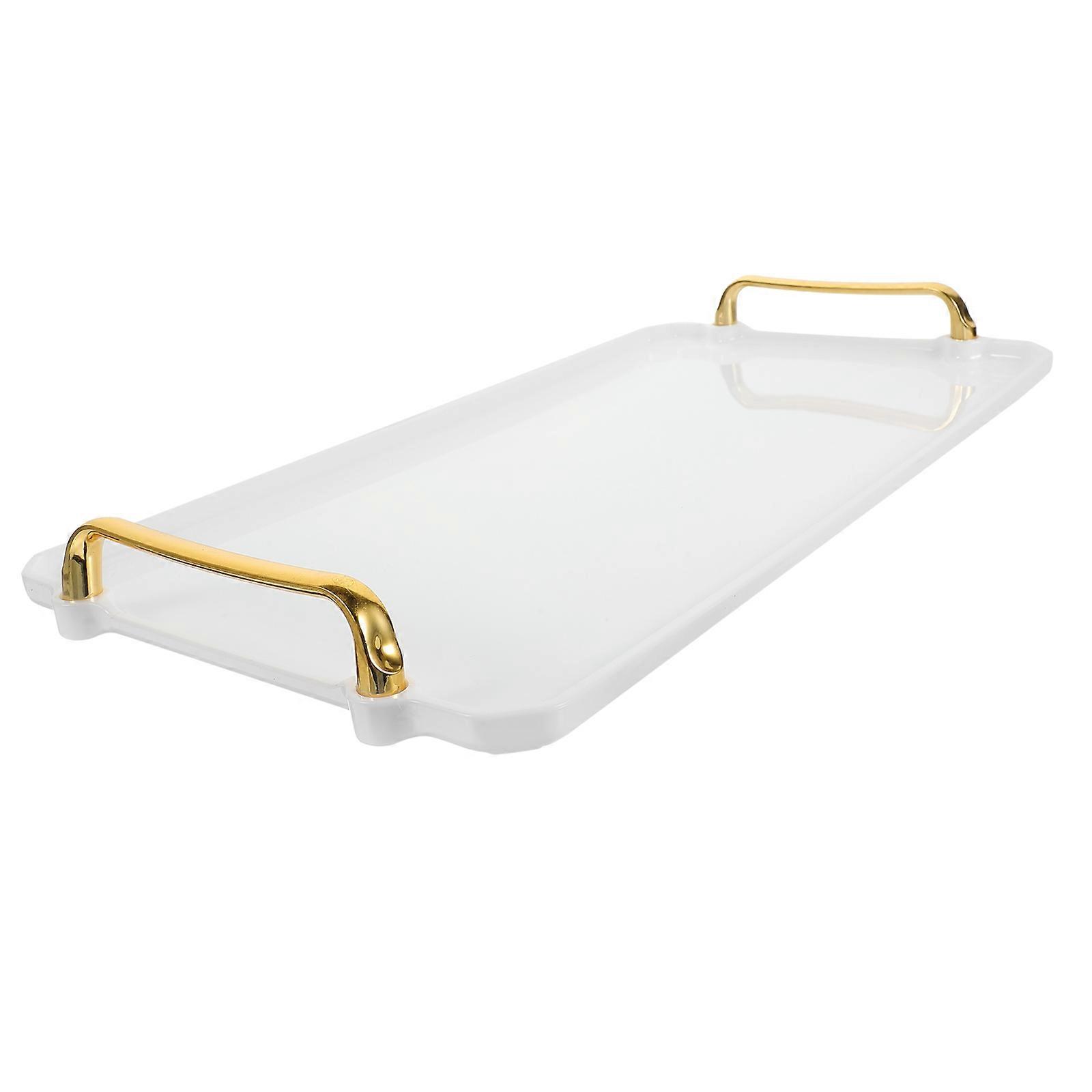 Dessert Serving Tray Rectangular Tray for Table Use 1 Piece