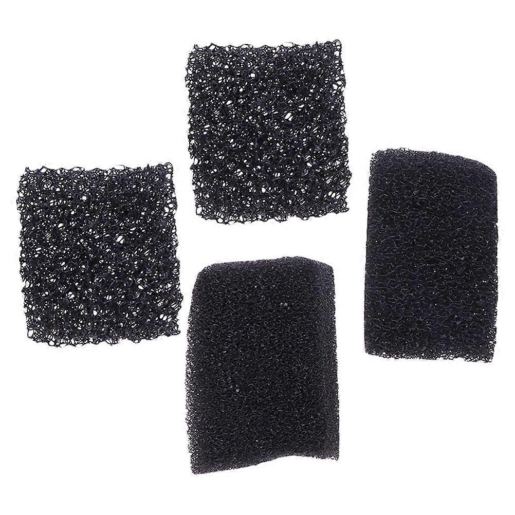 Black Makeup Sponge Special Effect Sponge for Creating Scar Wounds 4Pcs