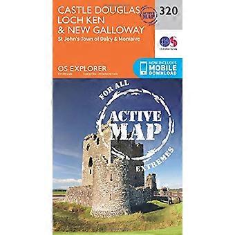 OS Explorer kaart actief (320) Castle Douglas, Loch Ken en nieuwe Galloway (OS Explorer actieve kaart)