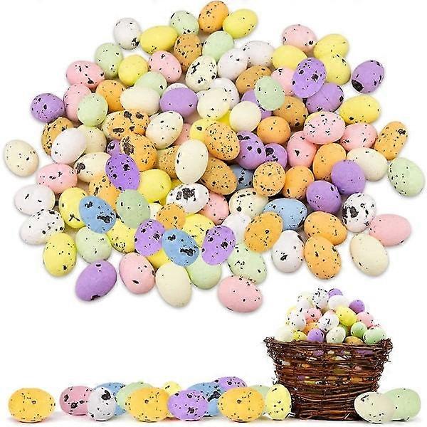 Easter Decorations Eggs - Mini Easter Multicolored Foam Eggs DIY Easter Party Decor - Mixed Colors