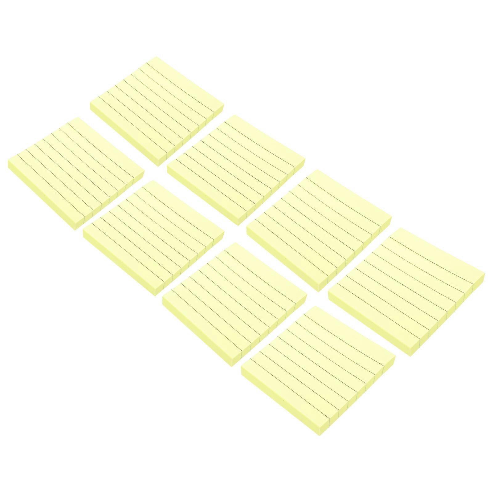 Yellow Fluorescent Line for Memo Notes with 800 Sheets