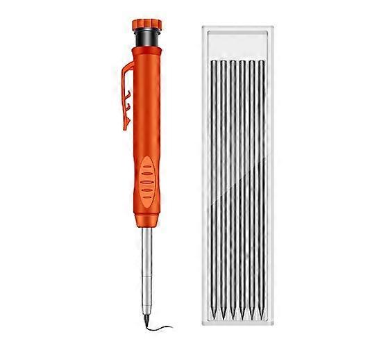 Solid Carpenter Mechanical Pencil With Sharpener 3 Colors Refill Carpentry Marking Scriber Construction Tools Woodworking Tools