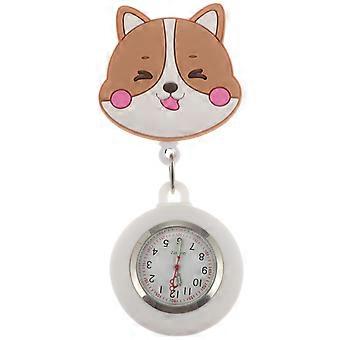 1pc Einziehbare Schnalle Taschenuhr Delicate Cartoon Haken Hängende Uhr