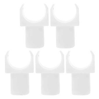 Wheelchair Seat Parts Rail Guide Enhance Stability and Safety for Elderly and Disabled Persons 4.30X2.80X2.20CM White 5Pcs