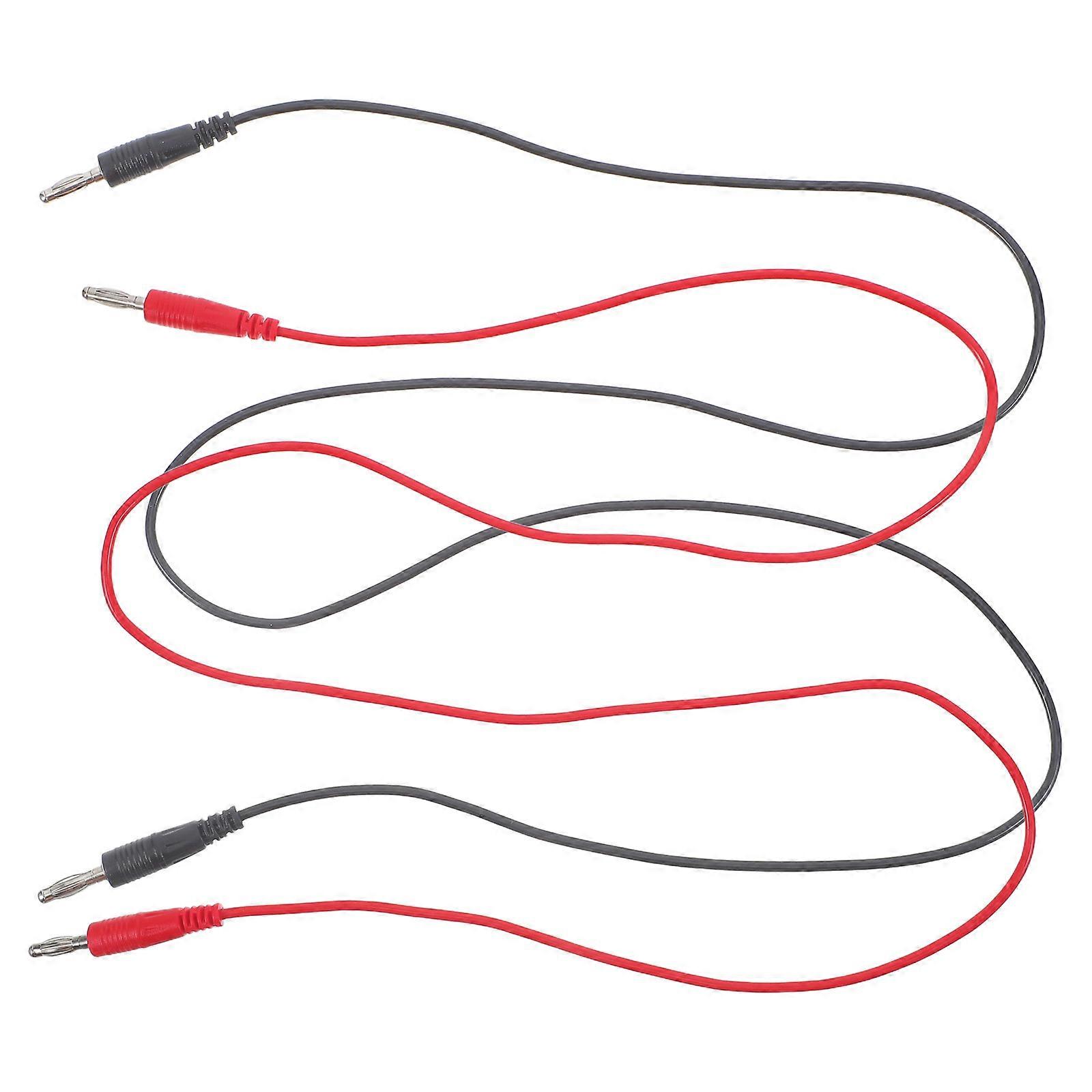 Electrical Testing Line Banana Plug Test Leads for Power Supply 2Pcs Cable