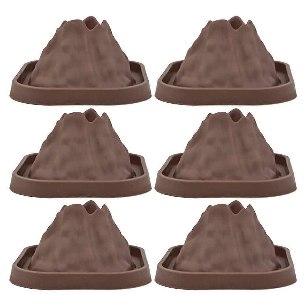 Volcano Science Models Plastic Volcano Eruptions Prop 6Pcs Collection