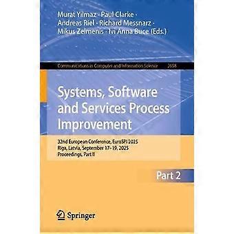 Systems Software And Services Process Improvement 32nd European Conference - Springer Nature B.V - Paperback - en Book