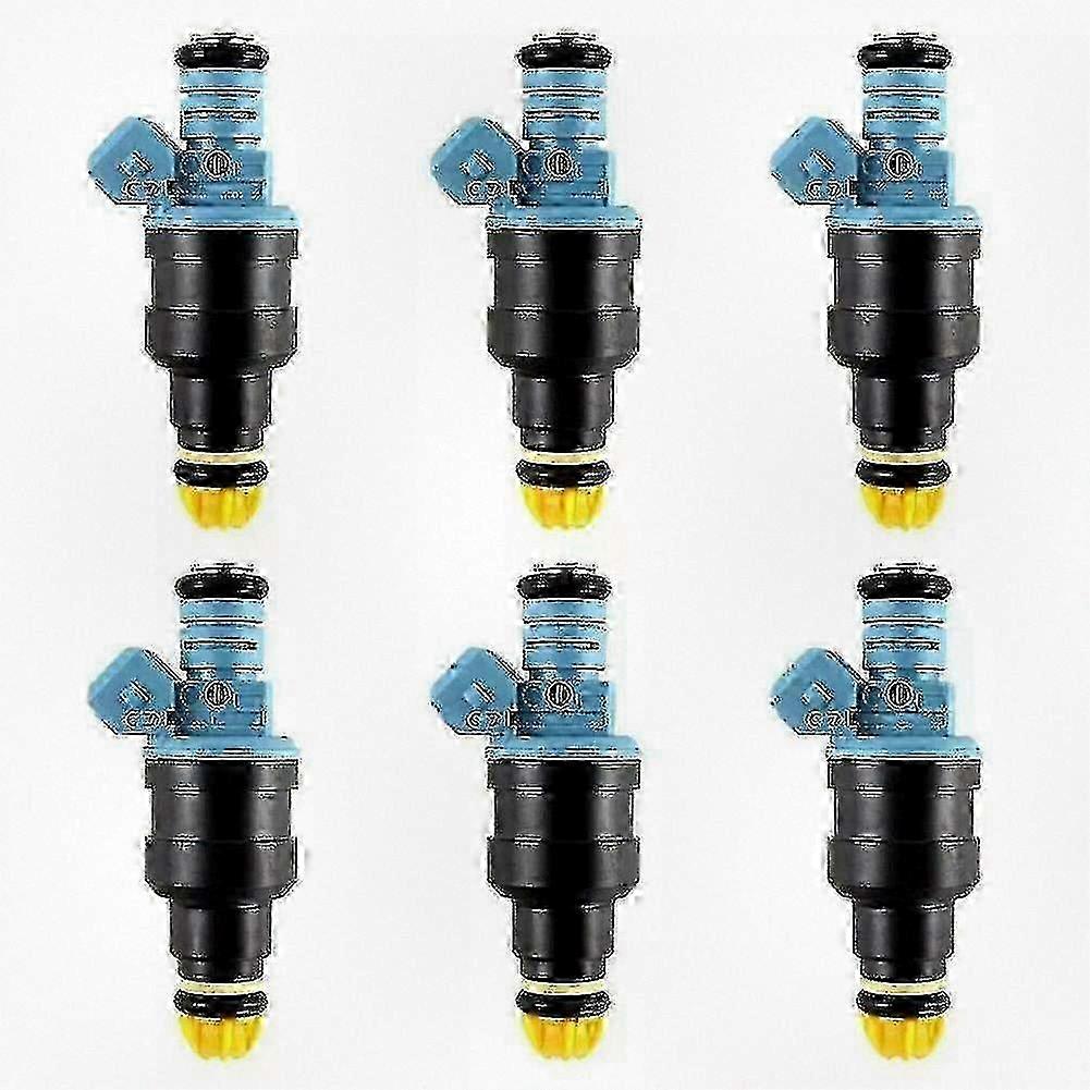 BMW 3 E30 E36 5 E34 7 E32 E38 8 E31 6pc Fuel Injector Replacement 0280150715 1734776