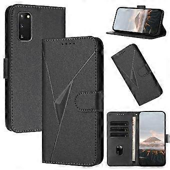 Custodia protettiva a portafoglio con chiusura magnetica in pelle PU per Samsung Galaxy S20, con supporto e scomparti per carte, per uomo e donna.