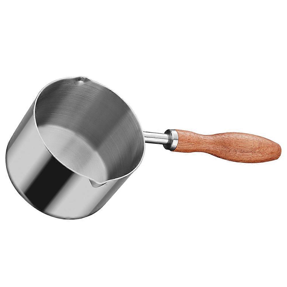 Household Silver Saucepan Multi-Function 4Pcs Milk Pot for Boiling