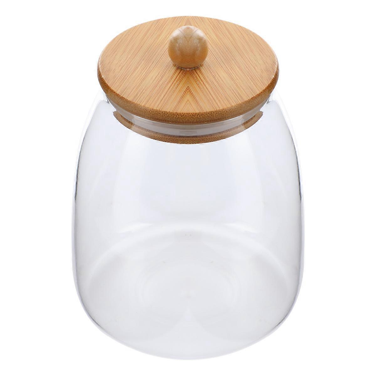 1Pc Transparent Storage Pot Pratical Sealed Storage Container Empty Storage Jar