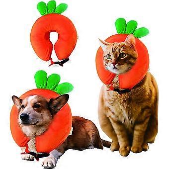 Adjustable Cat Cone Collar Soft, Cute Cat Recovery Collar,Collar for Cats After Surgery, Cat Neck Cones to Stop Licking for Cat/Kitten/Small Dog, M