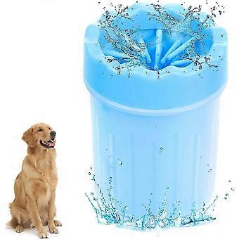 Dog Paw Cleaner, Portable Dog Paw Scrubber, Upgrade Dog Paw Cleaner, Portable Dog Paw Scrubber Pet Cleaning Brush(blue)