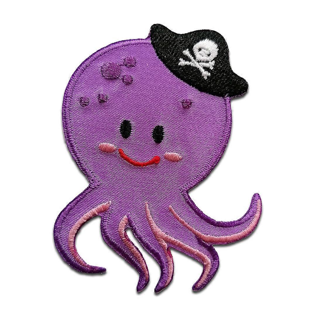 Patch / Iron-on patch - Octopus Octopus Pirates Animals - Iron-on patches