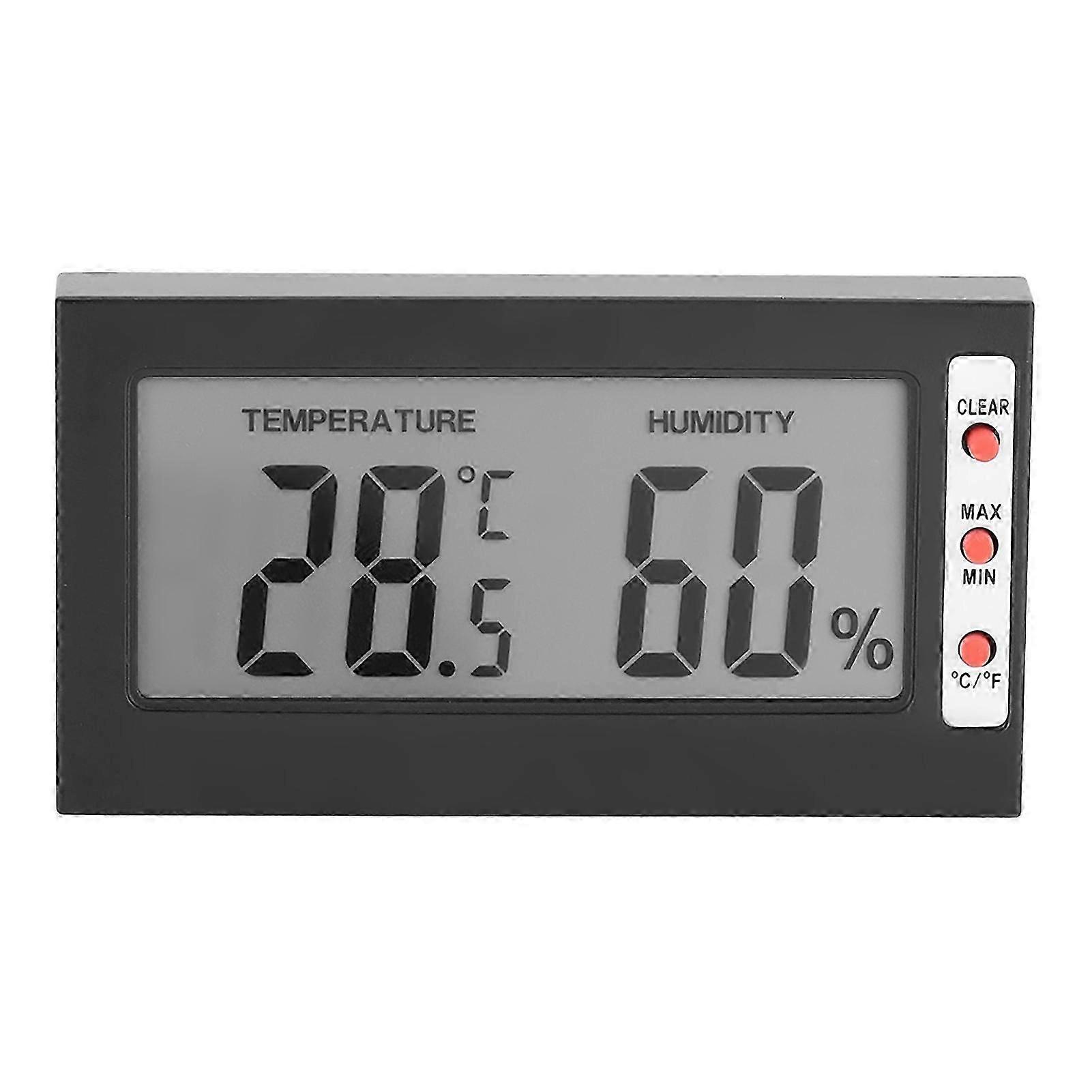 Bærbar digital LCD termometer hygrometer 0 ~ 50 10% RF ~ 99% RF
