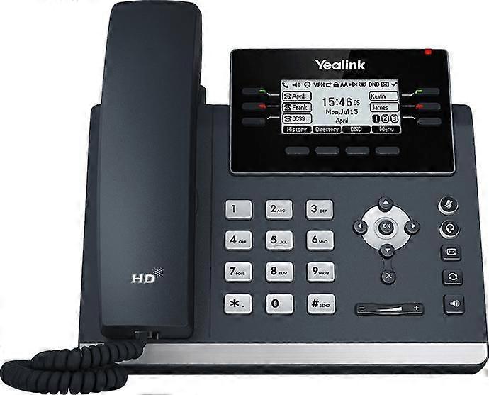 Sip-t42u, Teléfono IP, Gris,