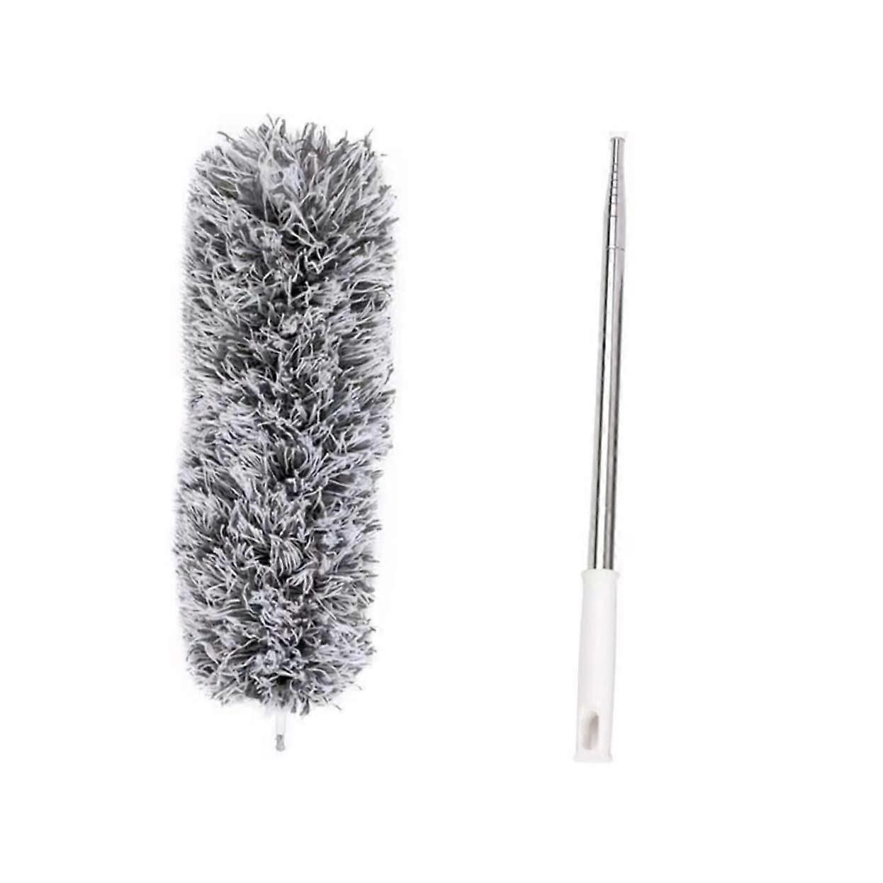 Microfiber Duster with Extendable Telescopic Handle, Washable Flexible Dusting Tool for Home and Car