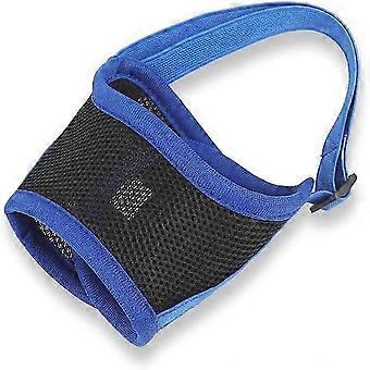 Muzzle for dogs Breathable muzzle of adjustable muzzle prevents biting, chewing and barkingblue, 2xl