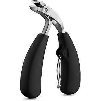 Angled Head Nail Clippers for Thick Nails  Nail Clippers for People with Catcher, Toenail Scissors