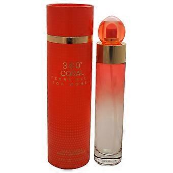 Perry Ellis 360 Coral by Perry Ellis für Damen 3.4 oz EDP Spray Eau de Parfum
