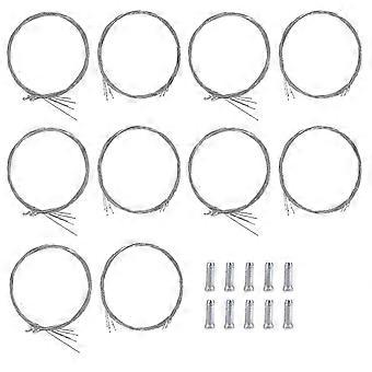 Bike Shift & Brake Cables | Durable Derailleur Wire Set | 5Pcs Cycle Accessory Kit