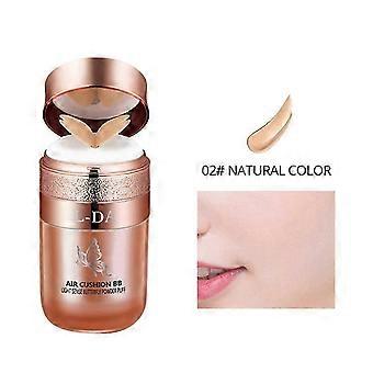 BB Cream, Air Cushion CC Cream BB Cream, Moisturizing Concealer, Bright Makeup Base Long Lasting with Butterfly Makeup Sponge