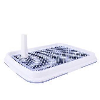 Dog Toilet High Fence Odor Proof Easy to Clean Plastic Pee Pad Holder Pet Potty Tray for Small Dogs
