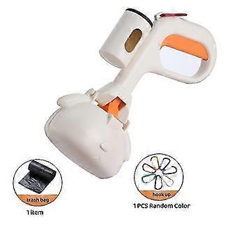 Whale-shaped Dog Poop Scooper, Plastic with Built-in Waste Bag Storage & Hook, for Dog Waste Cleanup