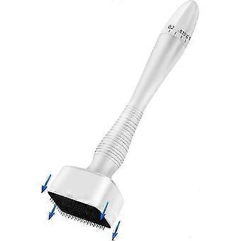 Adjustable 140 Titanium Needle Derma Stamp, Painless, 0.25-3mm Depth, For Hair Growth, Wrinkles, Acne