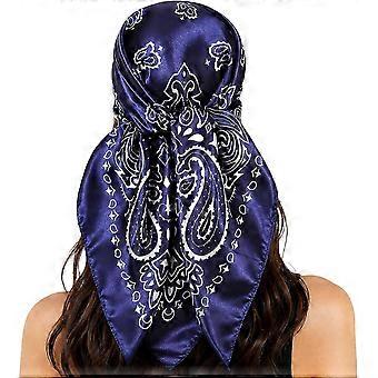 35 tommer blomsterhodeskjerf for kvinner klassisk lett paisley-bandana