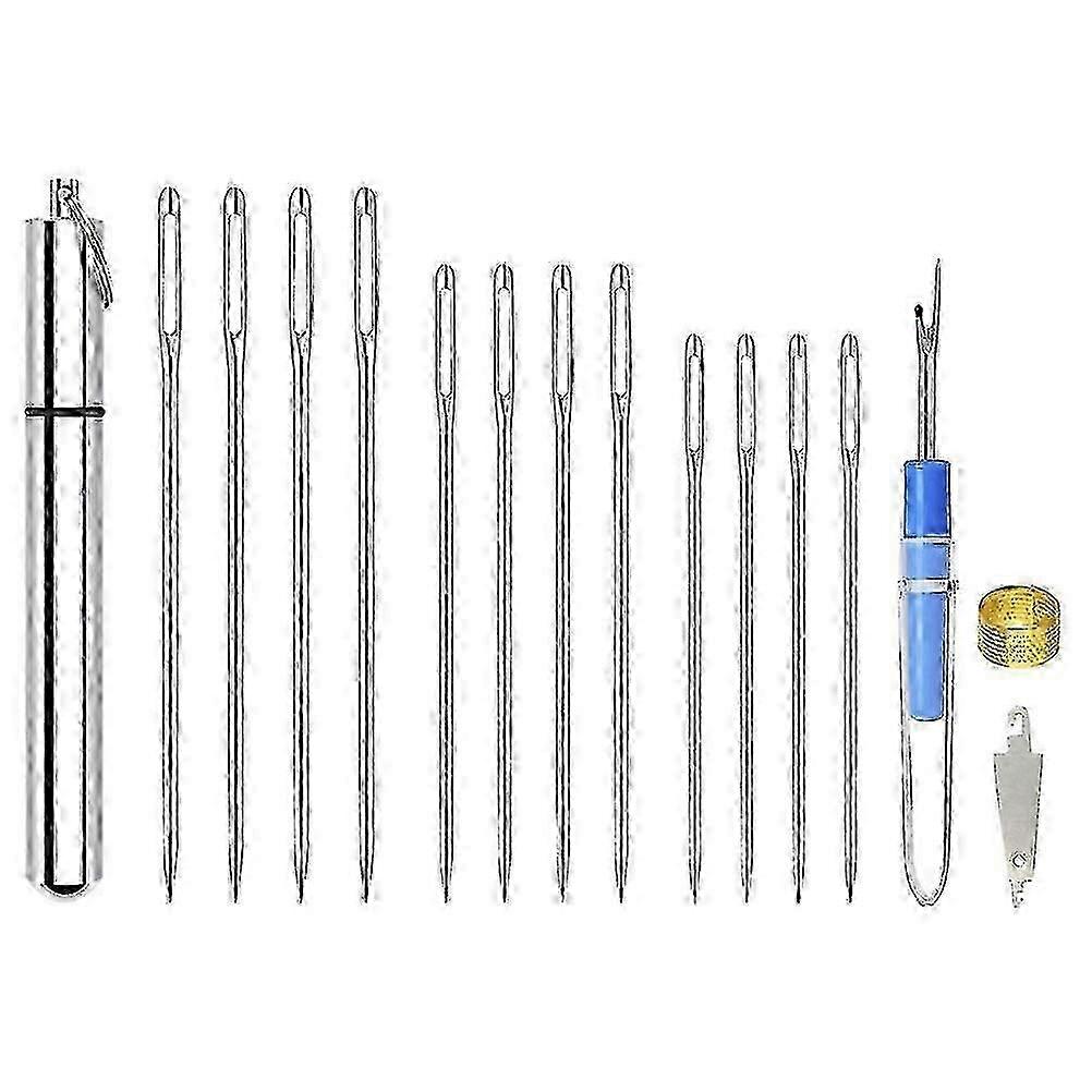 Self-Threading Alloy Sewing Needle Kit