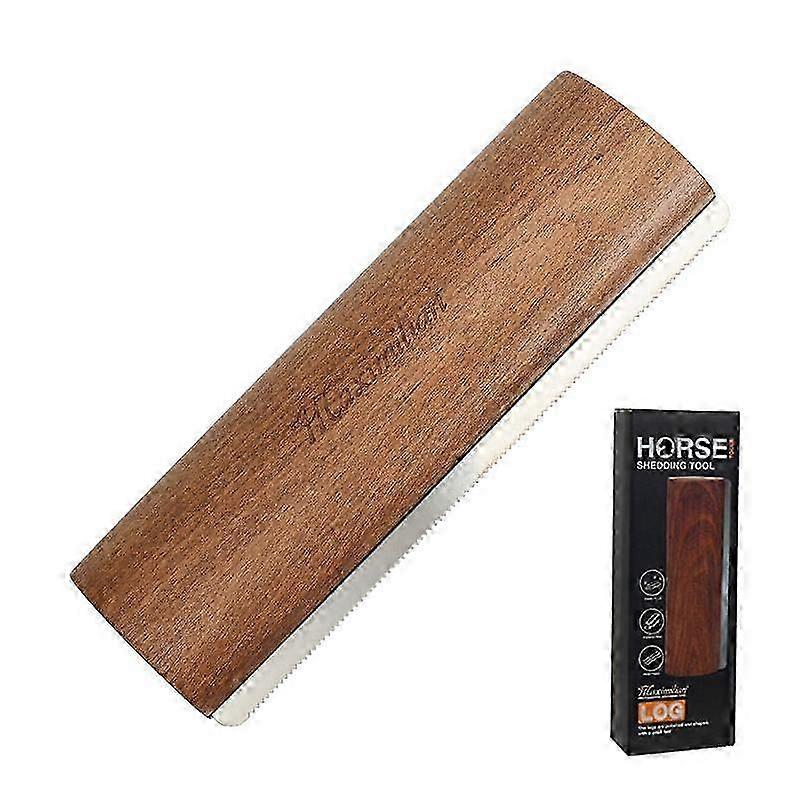 Compact Wooden Shedding Tool Metal Edge