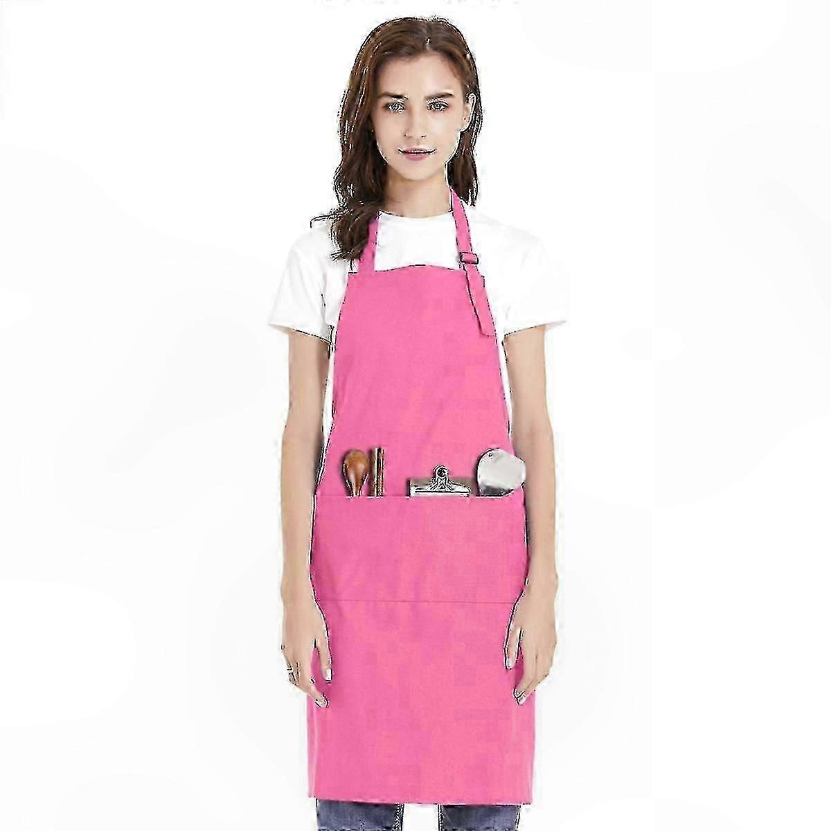 Cotton Canvas Cooking Apron With Pockets