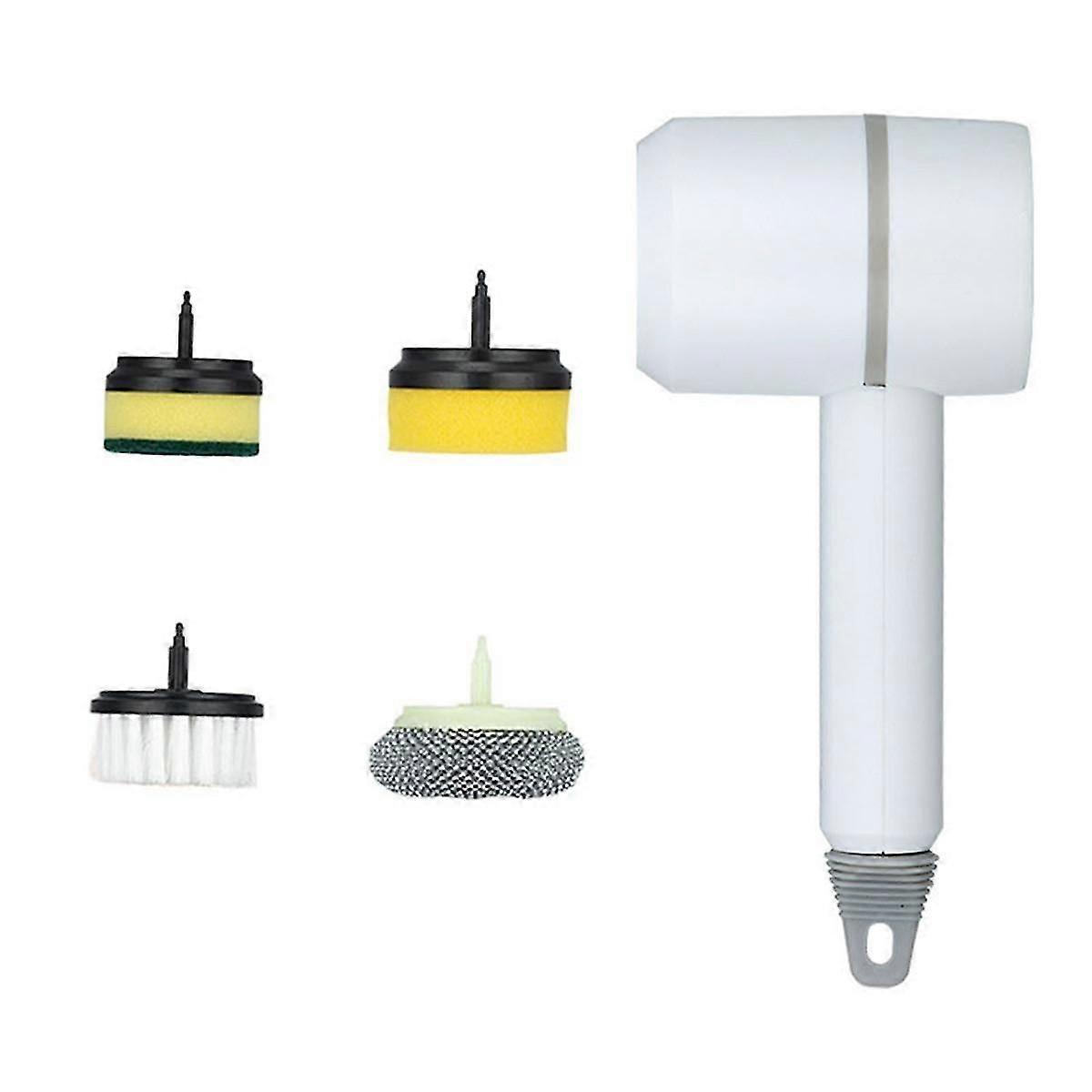 Multi-function Electric Spin Scrub-ber Washing Brushes, Replaceable Rotating Head Powerful Cleaning