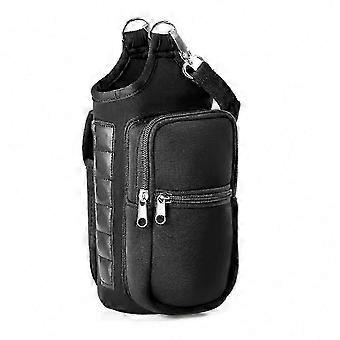 Gym Water Bottle Holder with Magnetic Closure, Phone Pocket, And Shoulder Strap YF