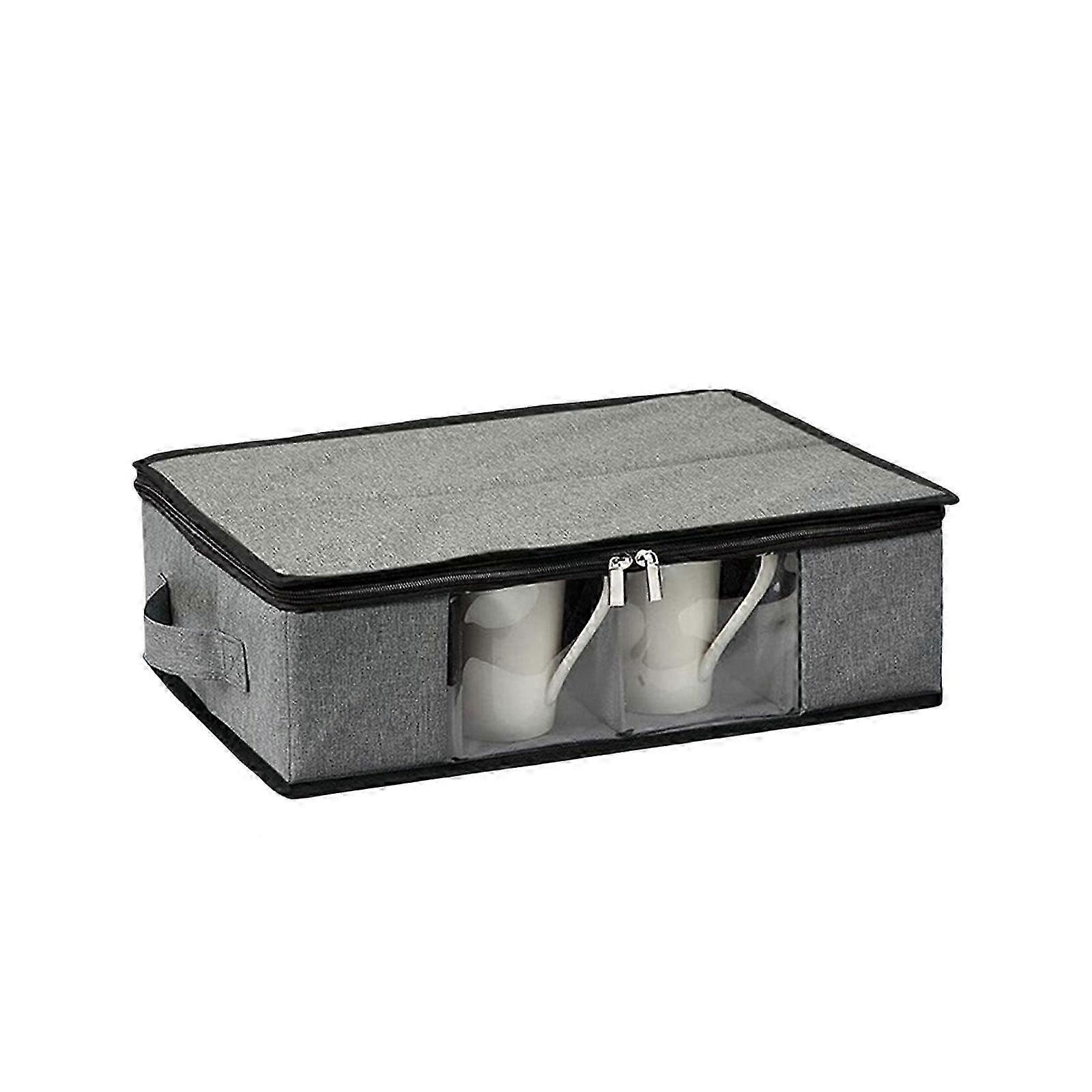 12 Slot Cup Storage Box Hard Shell
