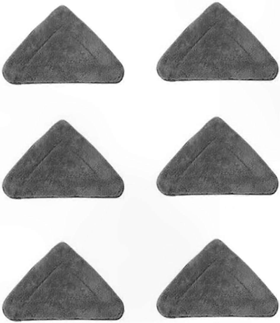6 Pack 360 Rotating Triangular Mop Heads Replacement for Adjustable Cleaning