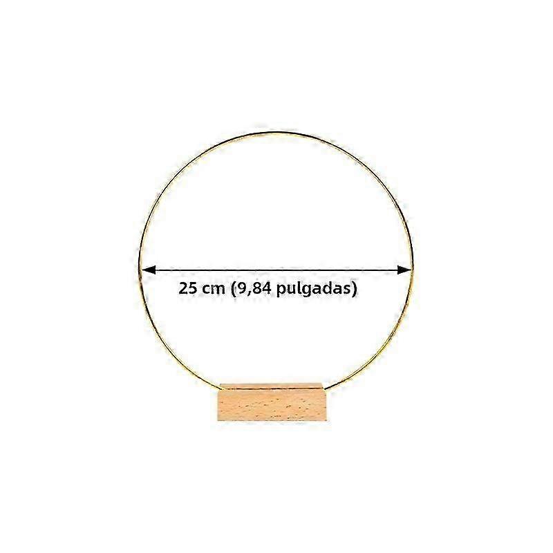 Gold Floral Table Ring with Holder