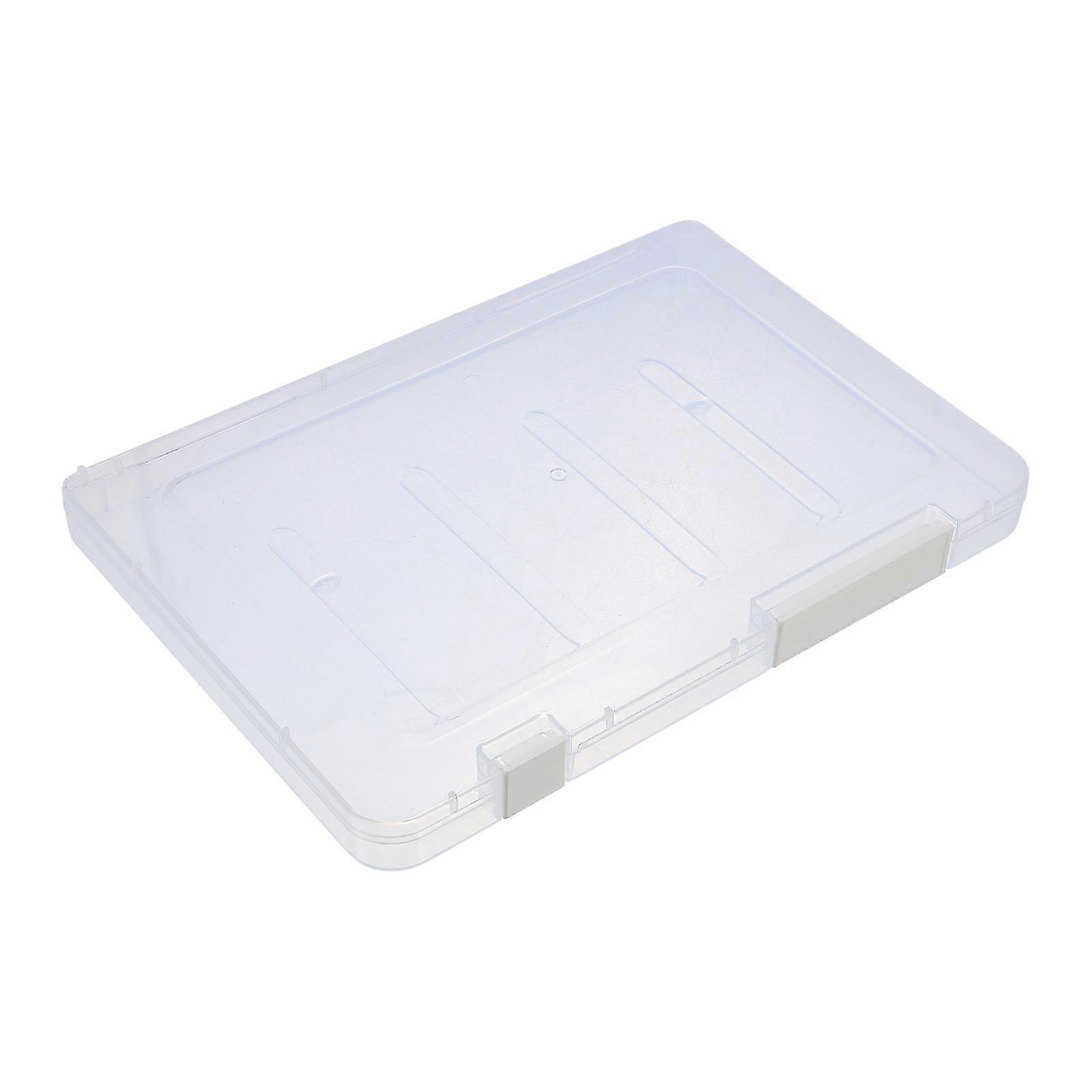 1Pc Durable Document File Storage Box Practical Desktop Storage Holder (As Shown)