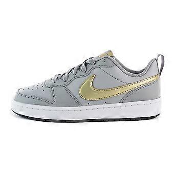Nike Court Borough Low 2 'Gray Gold' Gs BQ5448-013