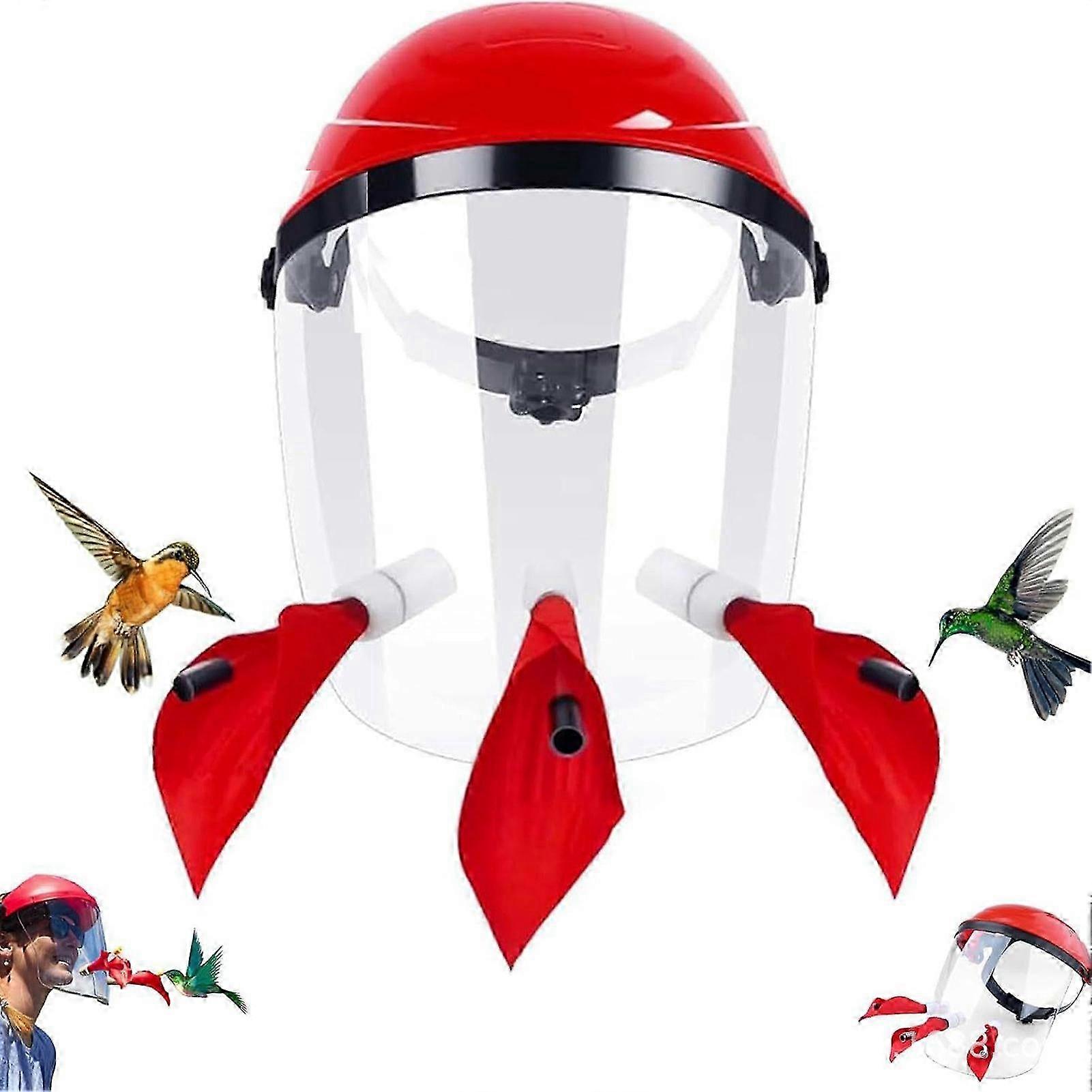 Adjustable Hummingbird Feeder Helmet