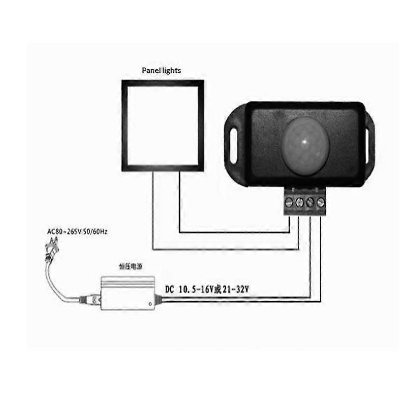 Dc12V 24V Pir Sensor Led Motion Sensor Switch Motion Timer Pir Controller For Led Strips Lights