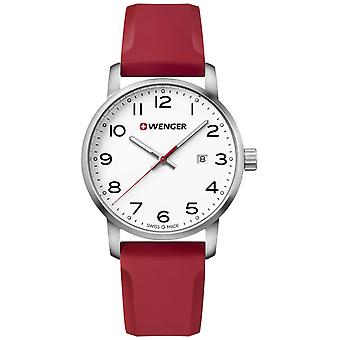 Wenger avenue Quartz Analog Man Watch with Silicone Bracelet 01.1641.105